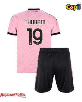 Juventus Khephren Thuram #19 Echipament de Fotbal Replică 2026-27 Copii Deplasare (+ Șorturi)
